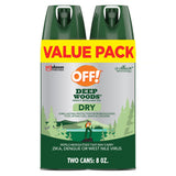 OFF! Deep Woods aerosol seco de 4 oz listo para mosquitos