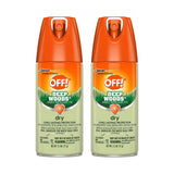 OFF! Deep Woods Dry Aerosol, botella lista para protección durante caminatas al aire libre.