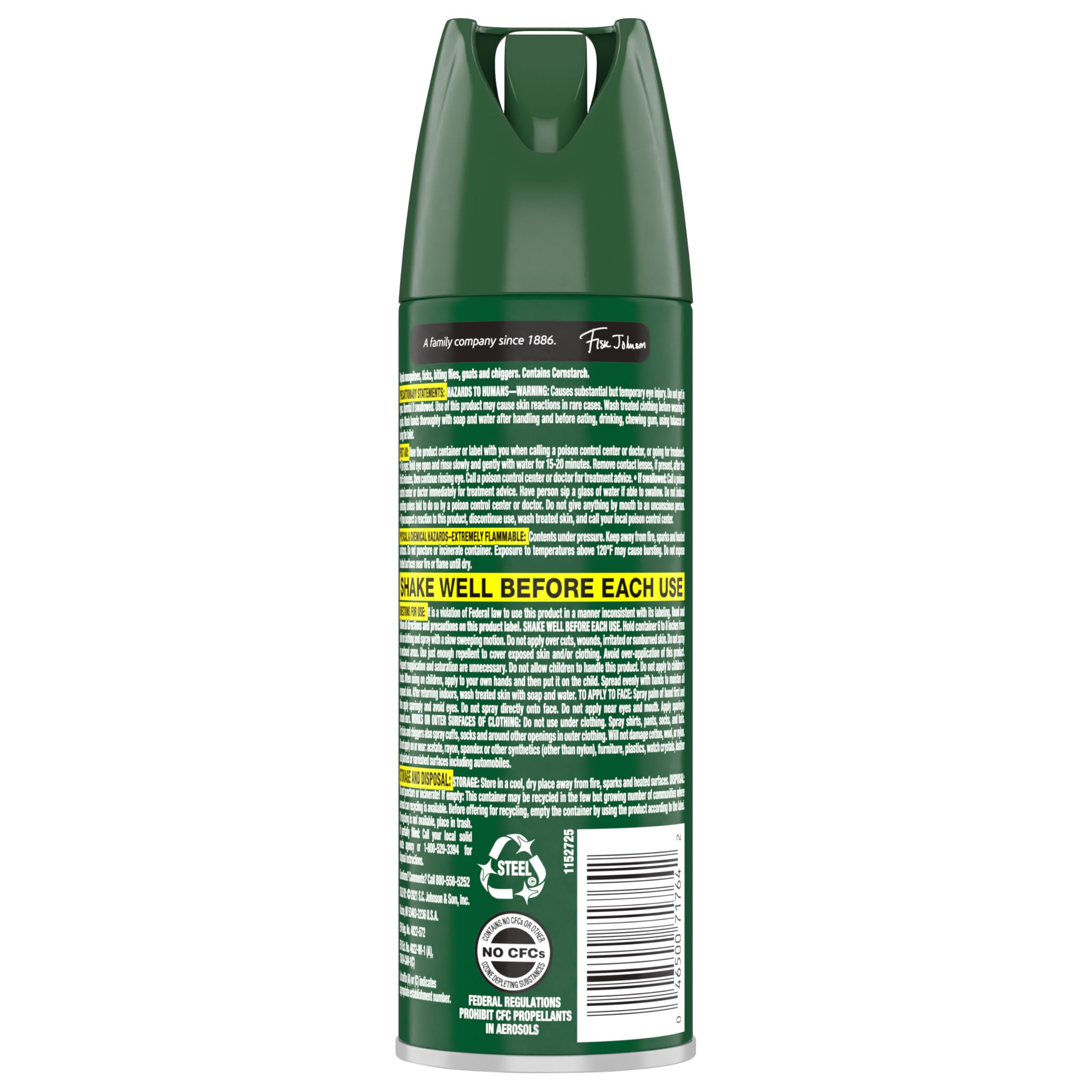 OFF! Deep Woods spray fórmula seca no grasa
