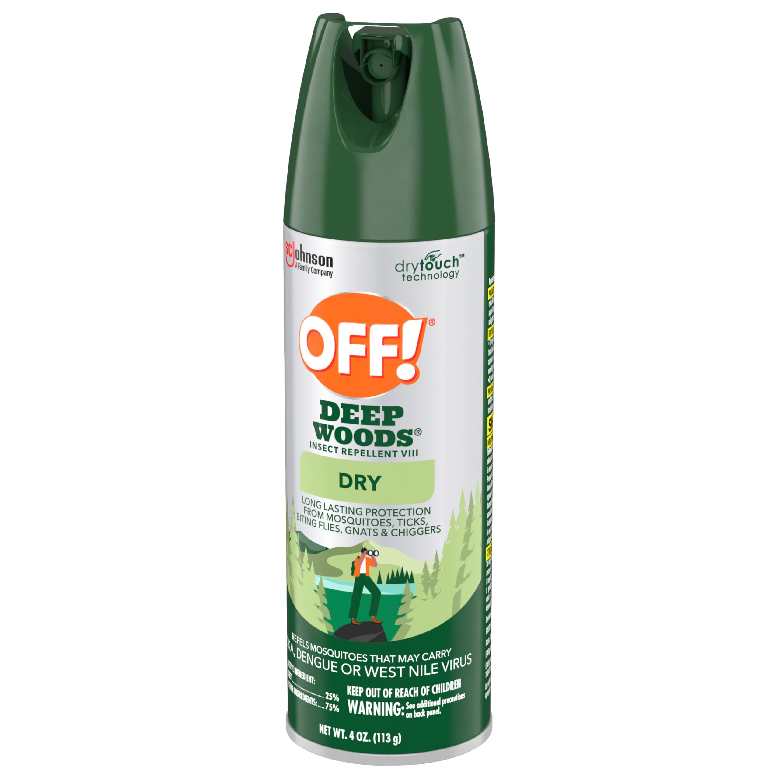 OFF! Deep Woods spray no graso para uso rápido