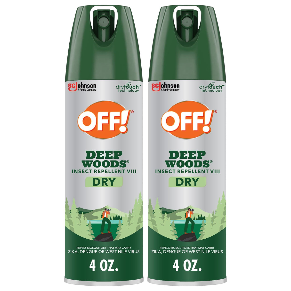 OFF! Deep Woods spray seco para mosquitos en exterior