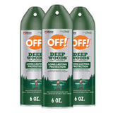 OFF! Deep Woods spray 25% DEET en botella de 8 oz para protección prolongada.