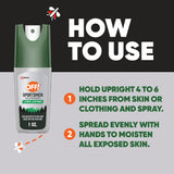 Formato de bolsillo de OFF! Deep Woods Spritz para excursiones cortas.
