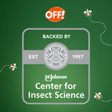 OFF! Deep Woods detalle DEET 25% junto a etiqueta.