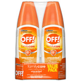 OFF! FamilyCare Spritz: paquete de dos botellas para protección en ropa al aire libre