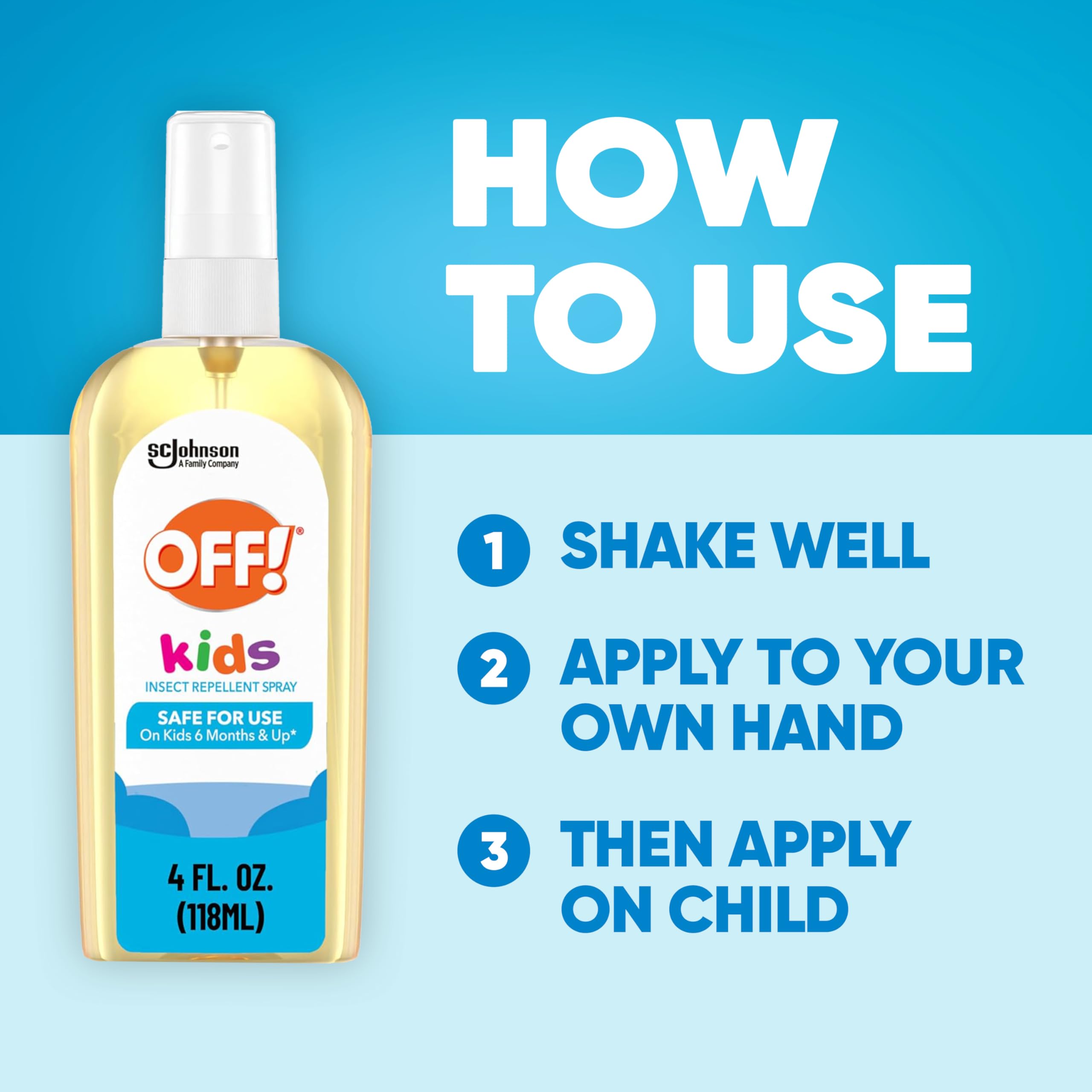 OFF Kids ideal para salidas en parque y playa