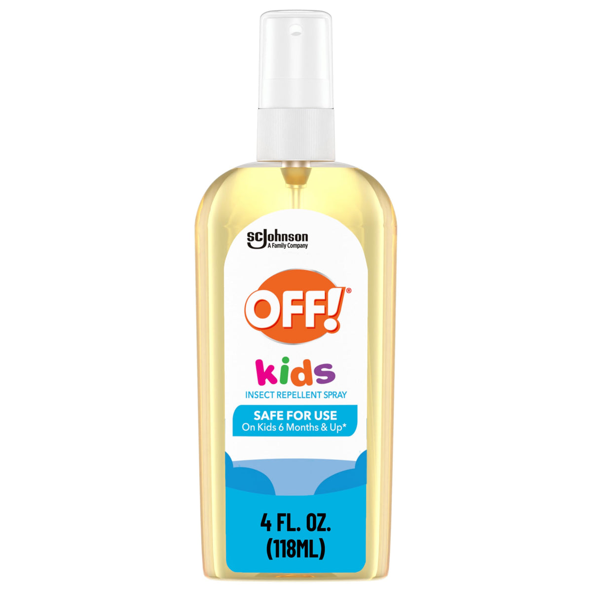 OFF Kids repelente de insectos, spray con bomba para aplicación rápida