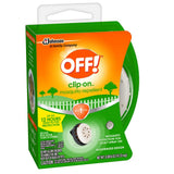 OFF! Clip-On enganche práctico para bolso o cinturón.