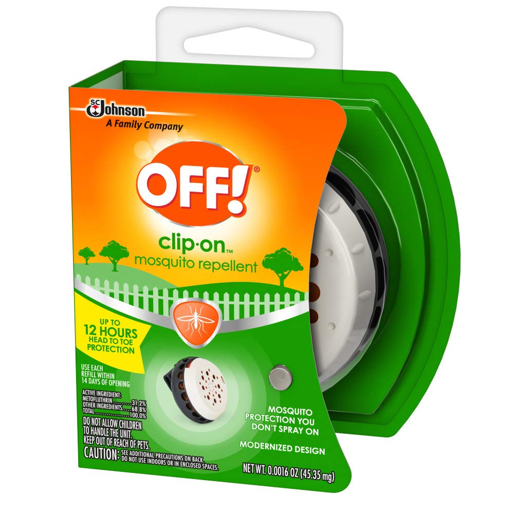 OFF! Clip-On recambio de repelente para uso prolongado y cómodo.