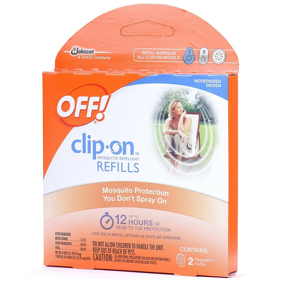 Recambio OFF! Clip-On Mosquito, duración de hasta 12 horas por recambio