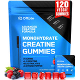 OFFPTE Creatina Monohidratada: gominas en empaque compacto para entrenar
