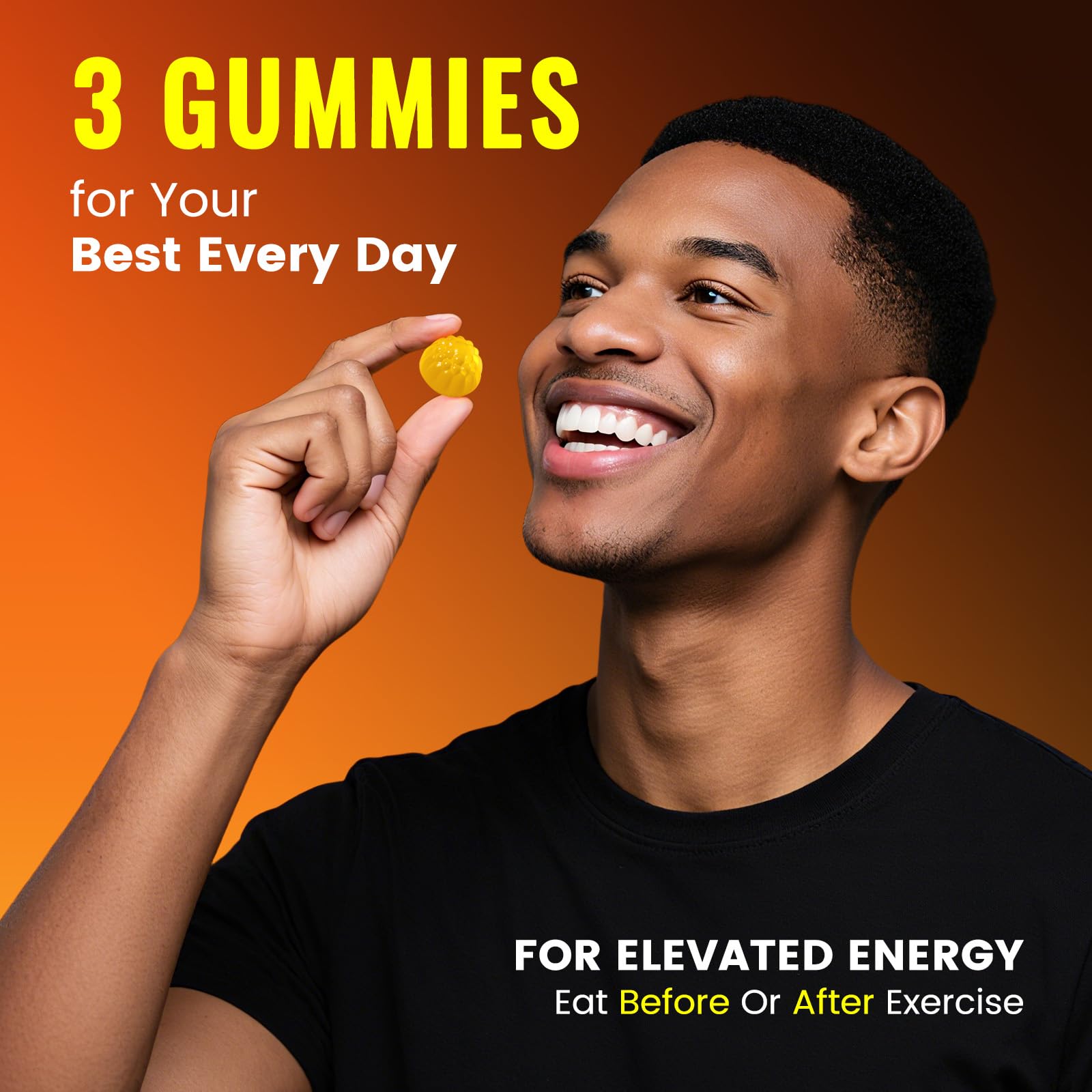 Uso preentrenamiento OFFPTE EAA Gummies para energía práctica