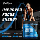 Etiqueta OFFPTE Taurina para apoyo muscular.