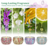 OFUN vela gardenia, aroma floral suave para perfumar habitaciones.