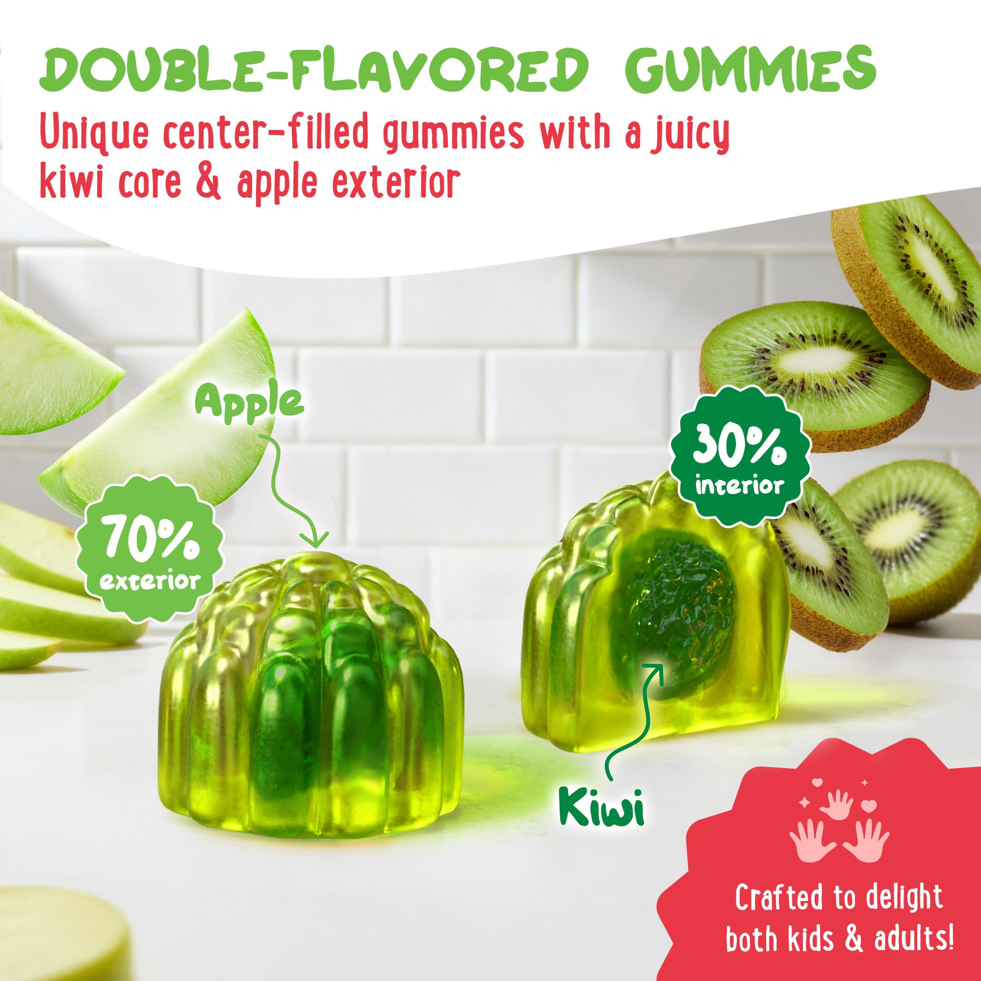 OH MY CHEWY tarro de gomitas magnesio glicinato para toda la familia