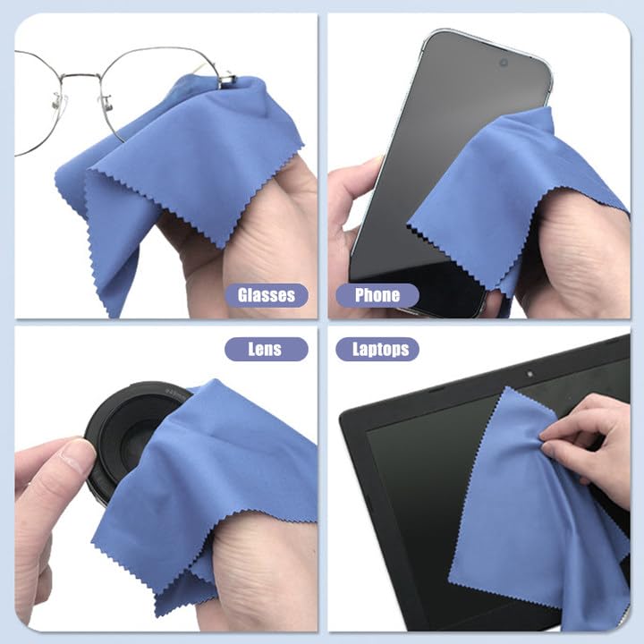 OHOO paños de microfibra para gafas y cámaras con acabado delicado