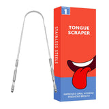 OHOO raspador lengua acero inoxidable con diseño ergonómico para uso diario