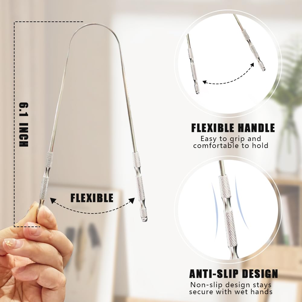 OHOO raspador lengua facilita uso diario y reduce residuos de comida