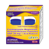 Ohm Esomeprazol relieve 24 horas, protección frente a acidez y reflujo.