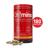 Oh!mino etiqueta nutrición limpia y opción vegana sin azúcar