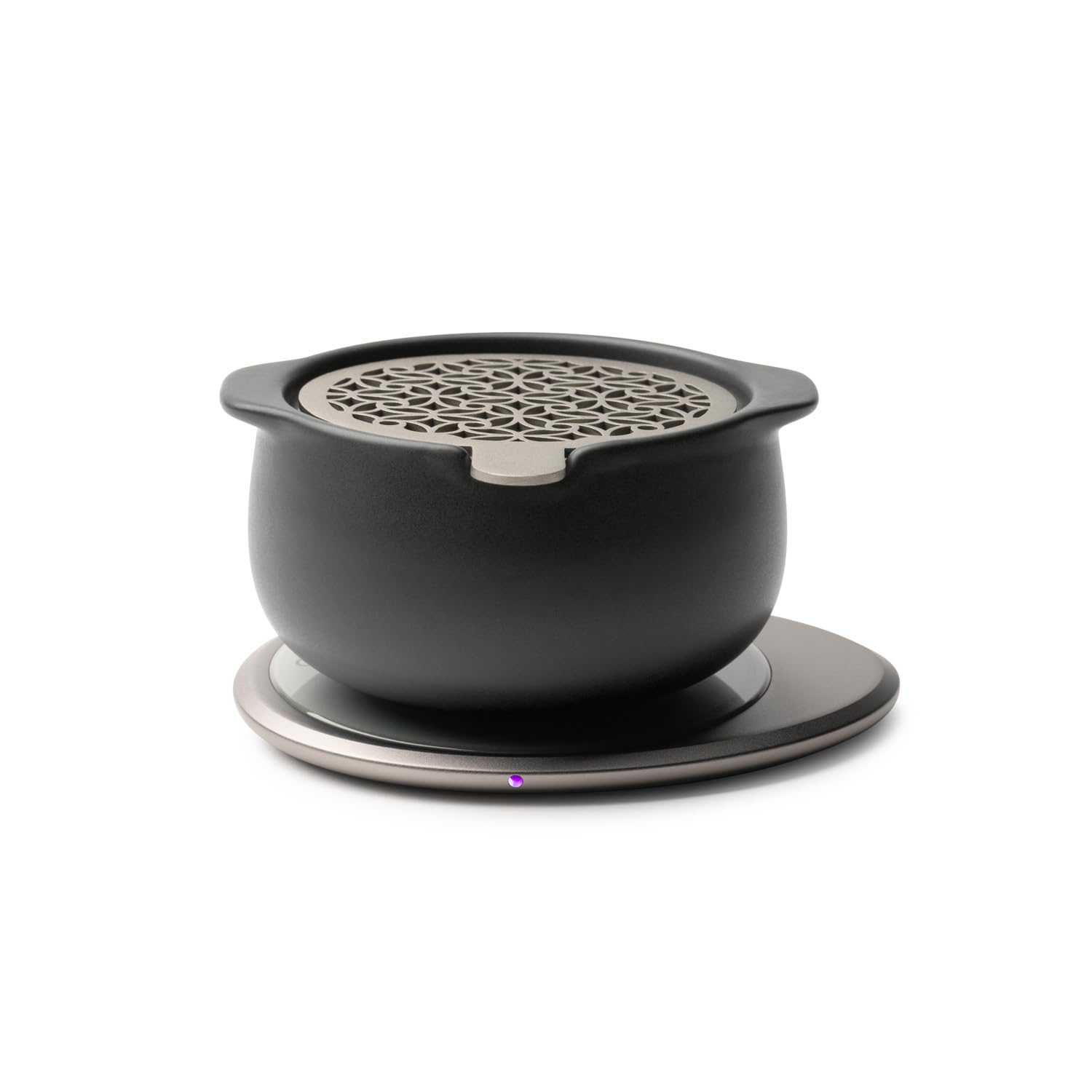 OHOM Jun difusor cerámico Inkstone negro, aroma suave para sala.
