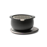 OHOM Jun difusor cerámico Inkstone negro, aroma suave para sala.