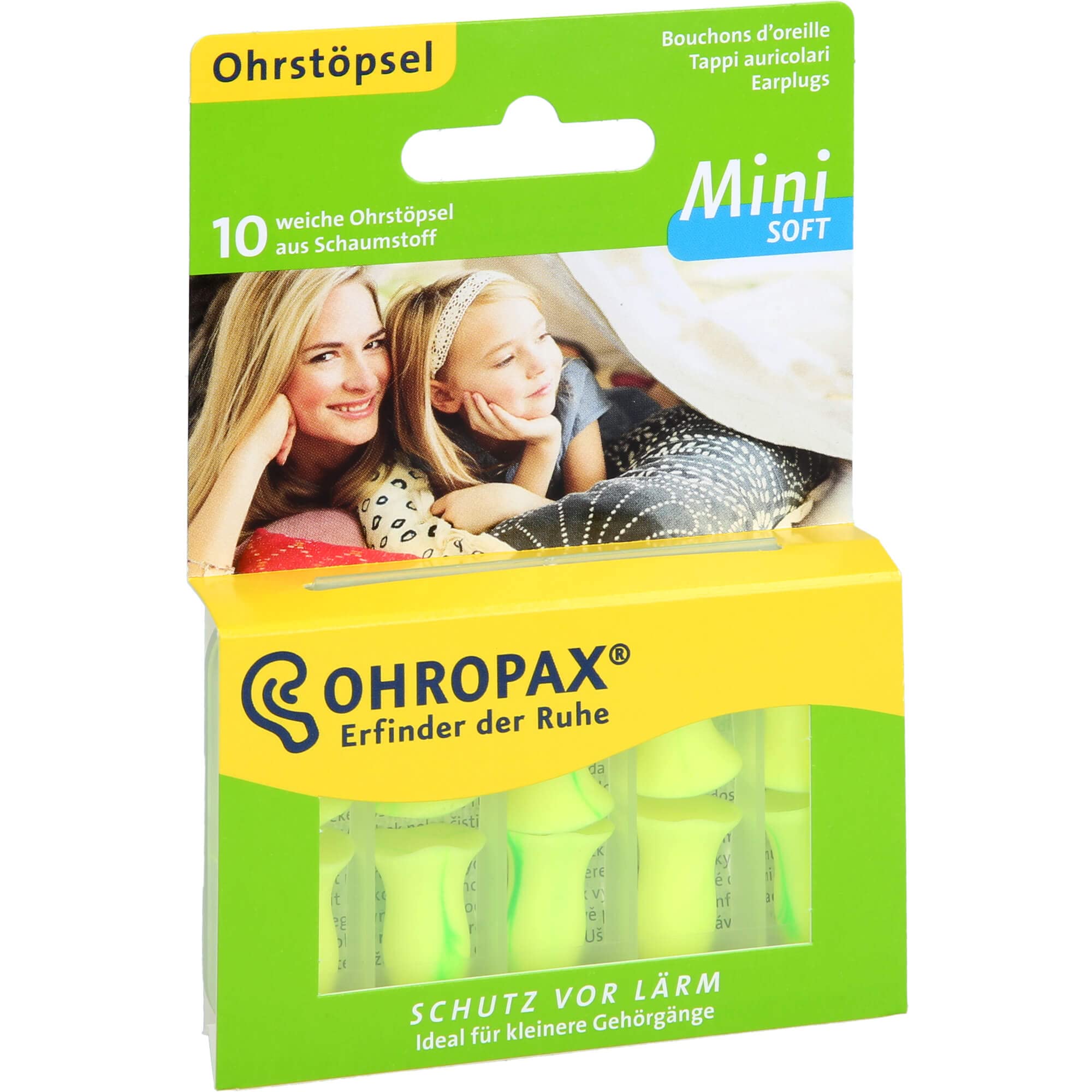 OHROPAX Mini Soft para dormir y descansar, reducción de ruidos