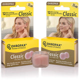 Tapones OHROPAX de cera y algodón para dormir, reducción de ruidos nocturnos.