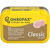 OHROPAX tapones de cera y algodón de 12 unidades: ajuste cómodo y sellado eficaz.
