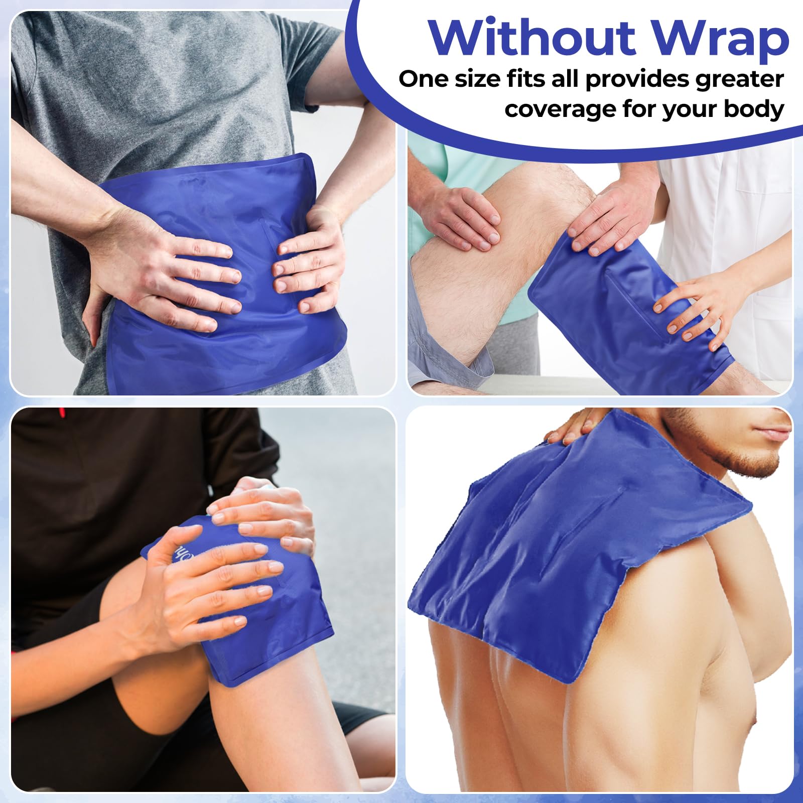 Ohuhu alivio dolor muscular 14x11: para tensiones y rigidez en todo el cuerpo