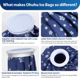 Ohuhu bolsa de hielo pequeña de 6 pulgadas para niños y molestias focalizadas.