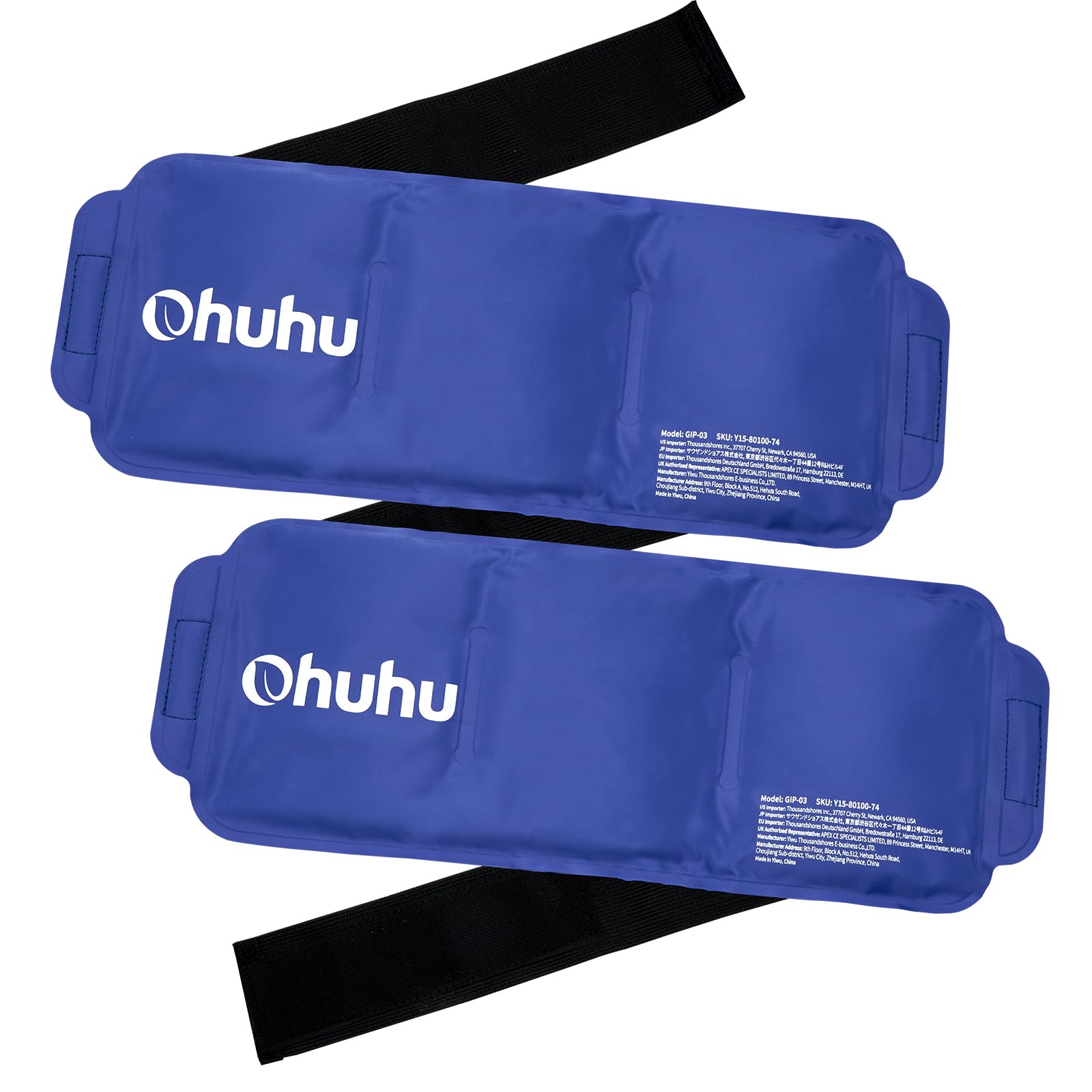 Ohuhu compresas hielo envoltura ajuste para hombro, enfriamiento cómodo y ajustable.