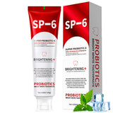 OHZH SP-6 probióticos pasta dientes: empaque visible para planificar tu rutina diaria