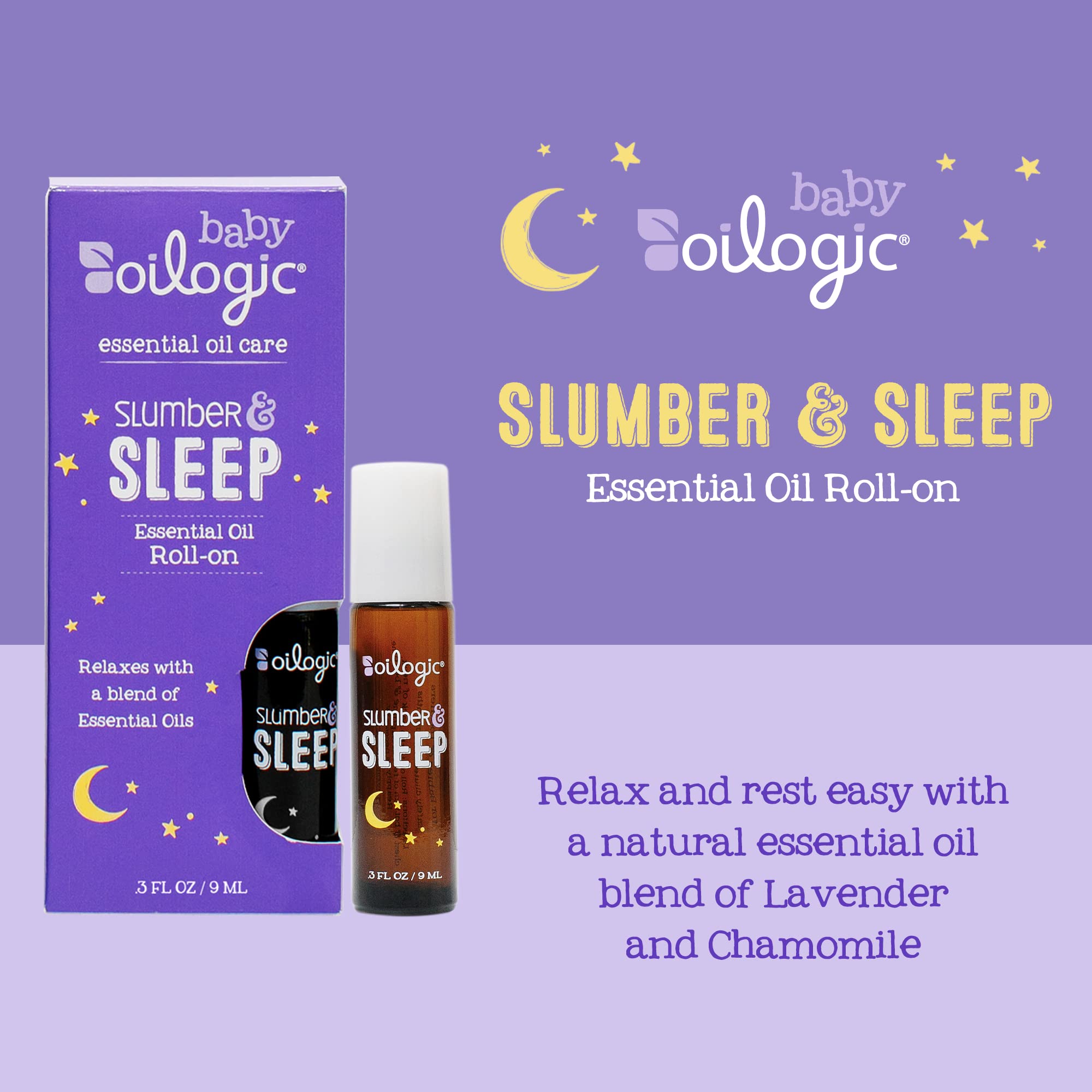 Aceites esenciales lavanda y camomila en Oilogic para relajación nocturna