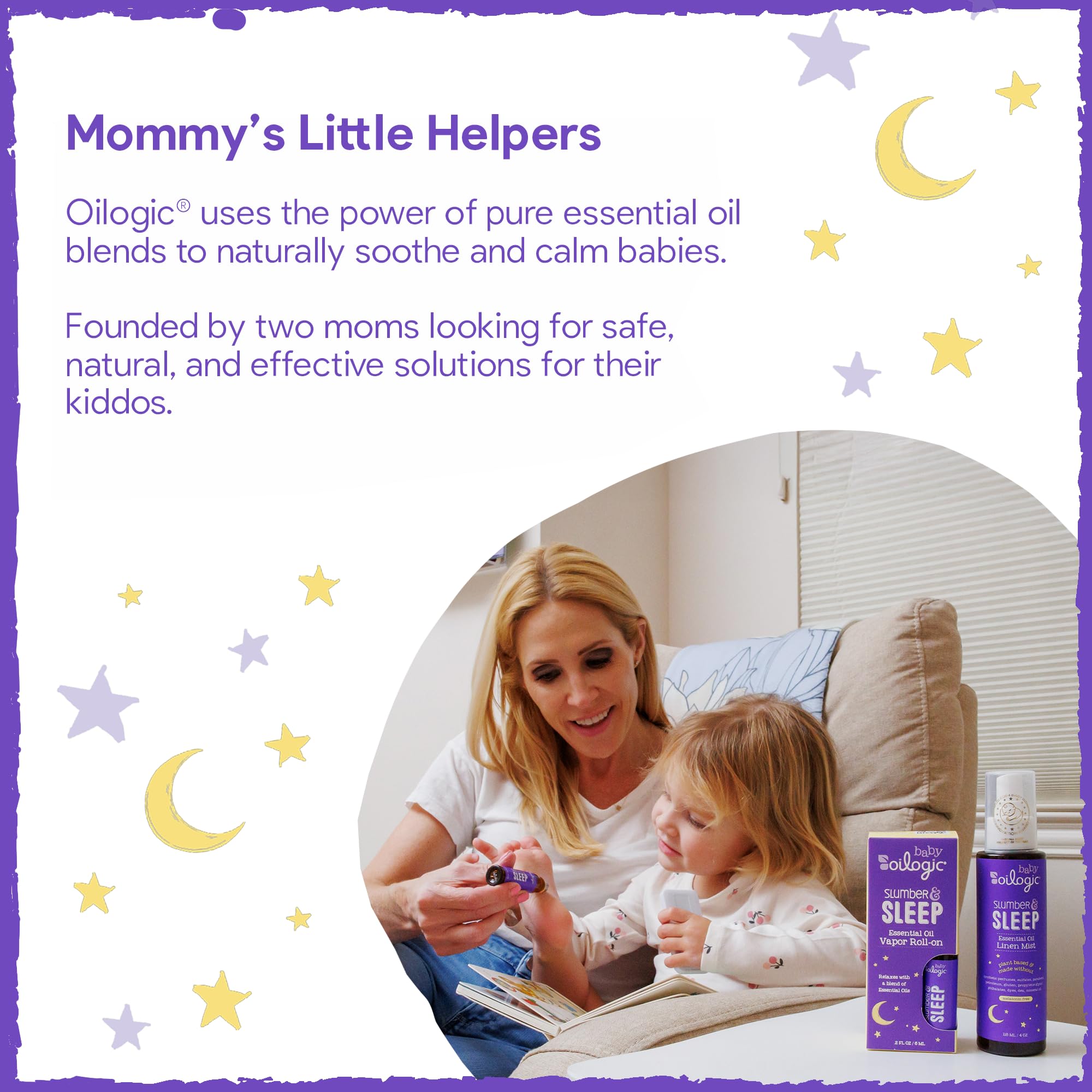 Oilogic Kit regalo para bebé, conjunto ideal para rutinas nocturnas