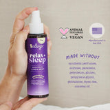 Oilogic Relajación y Sueño aroma suave en ropa de cama para dormir mejor.