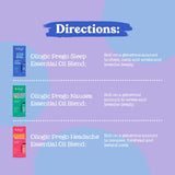 Oilogic Set Tres Roll-Ons: conjunto de aceites para bienestar en el embarazo.