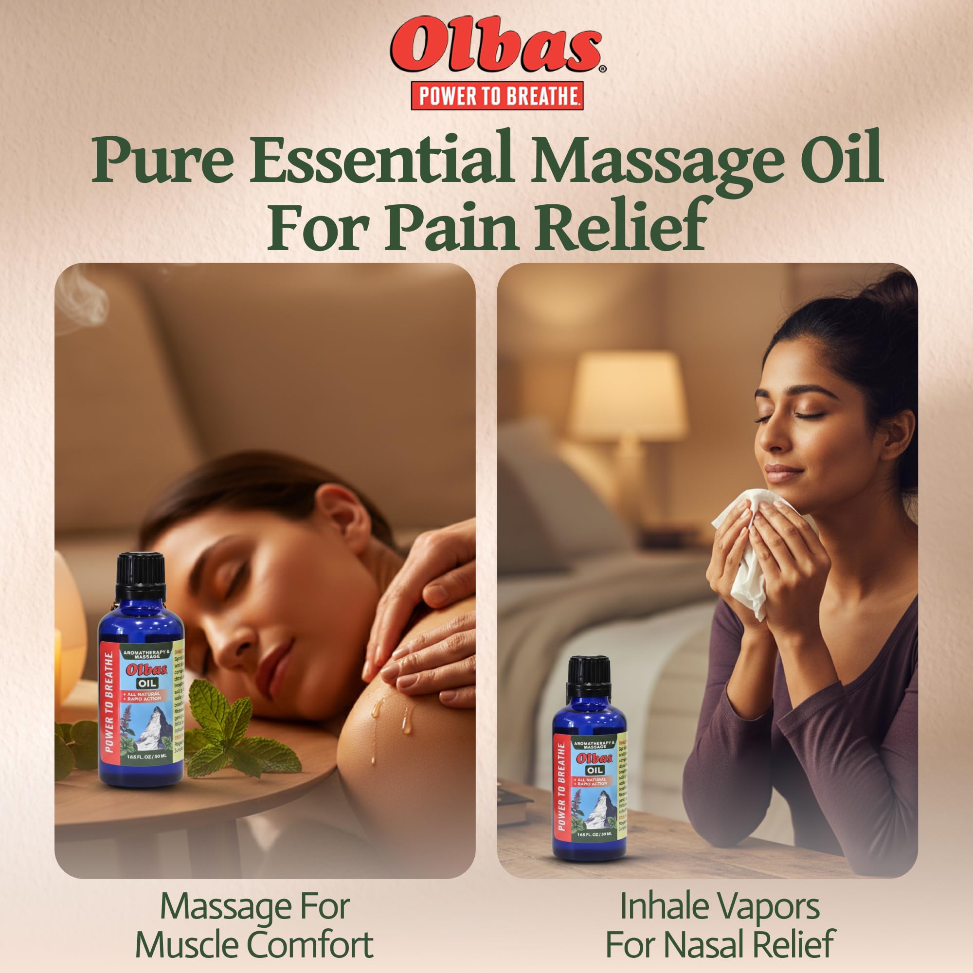 Olbas formulacion-suiza mezcla herbal para masaje relajante.