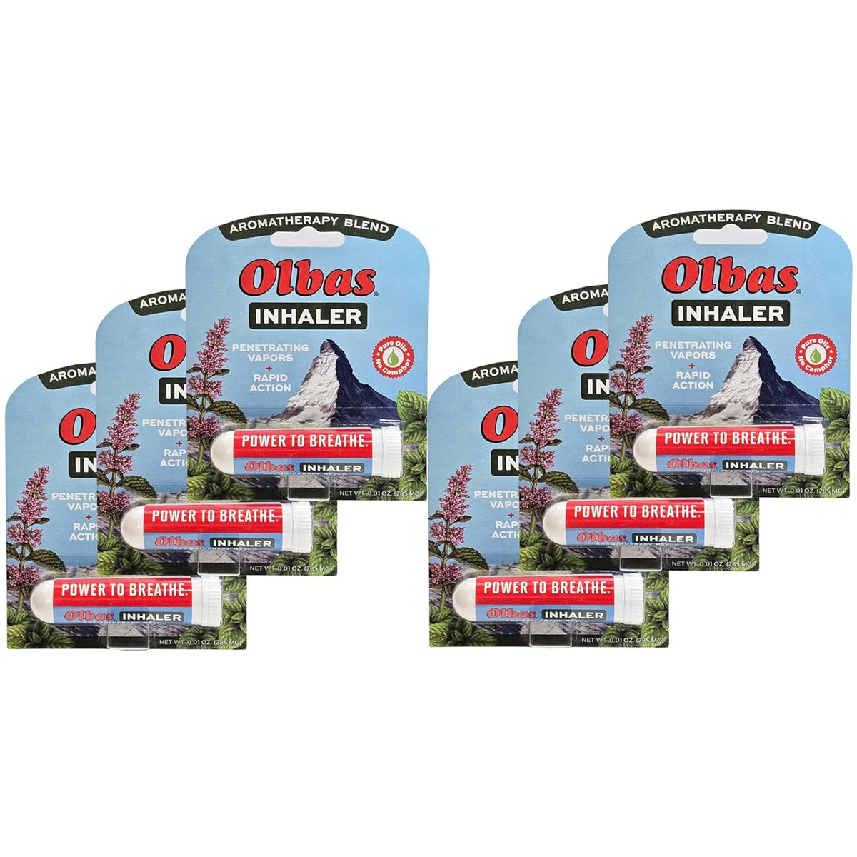 Olbas inhalador aromaterapia nasal, mejora la claridad de las vías respiratorias al instante.