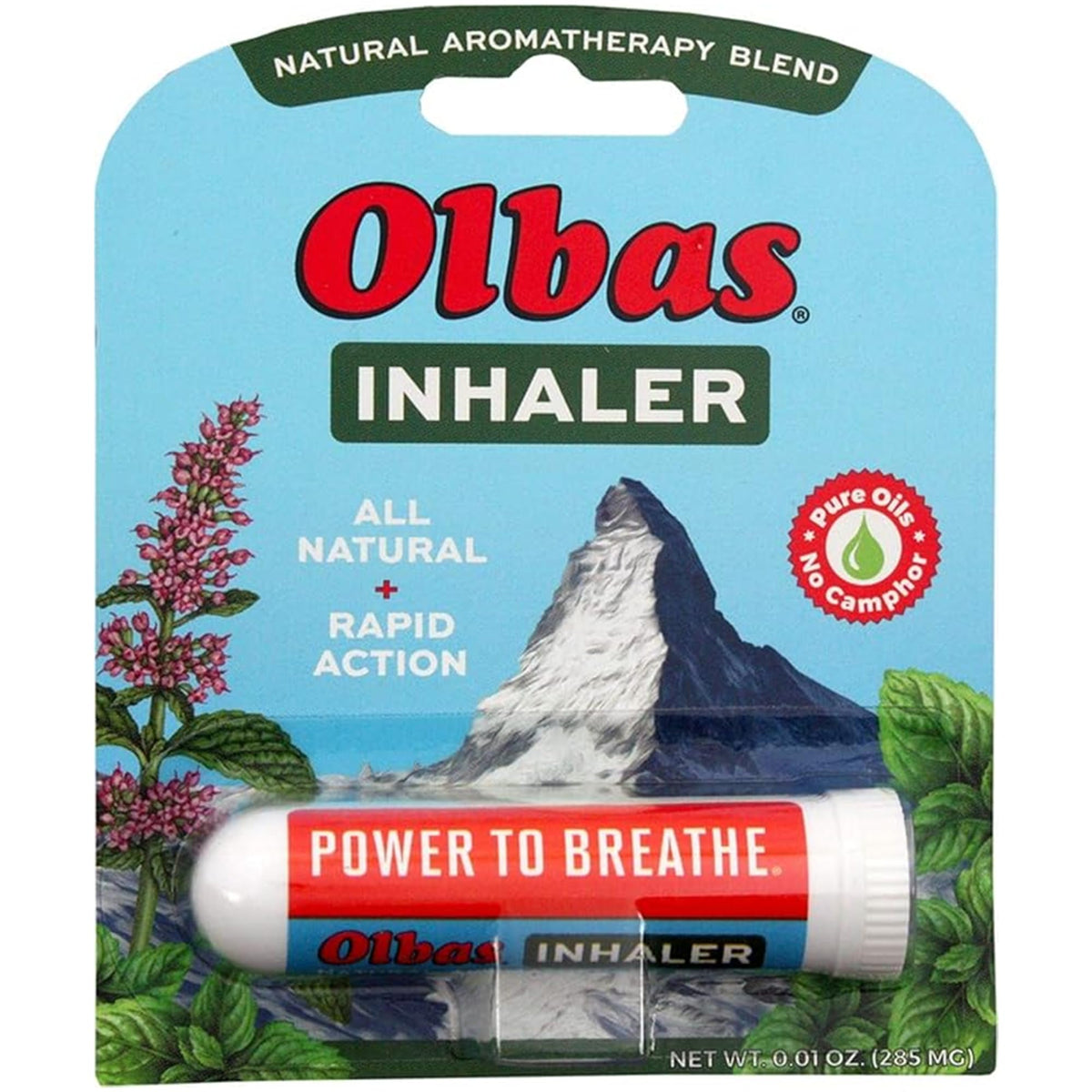 Olbas Inhaler aromaterapia con seis aceites para una sensación refrescante