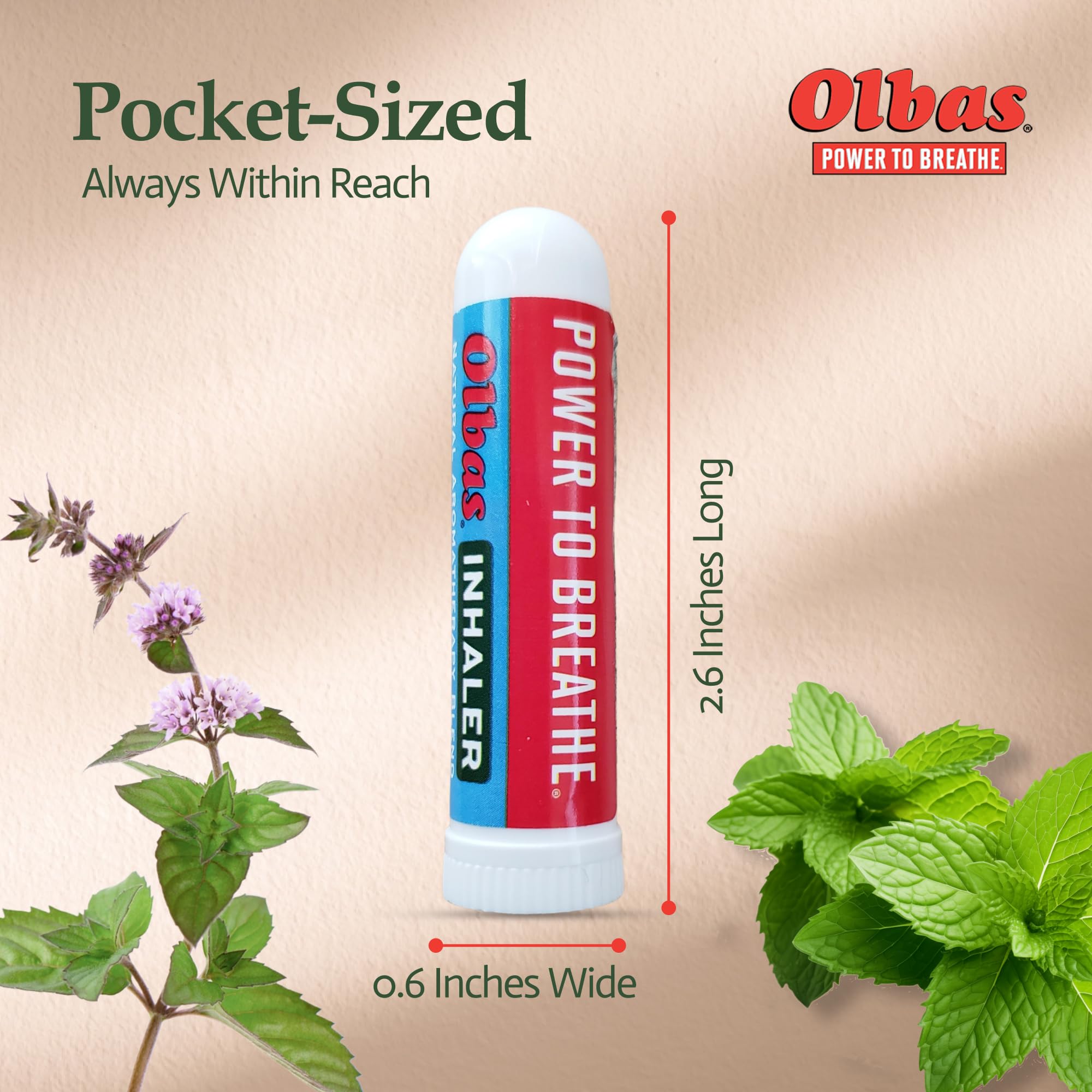 Olbas Inhaler en estuche portátil para viajar o conservar en la bolsa