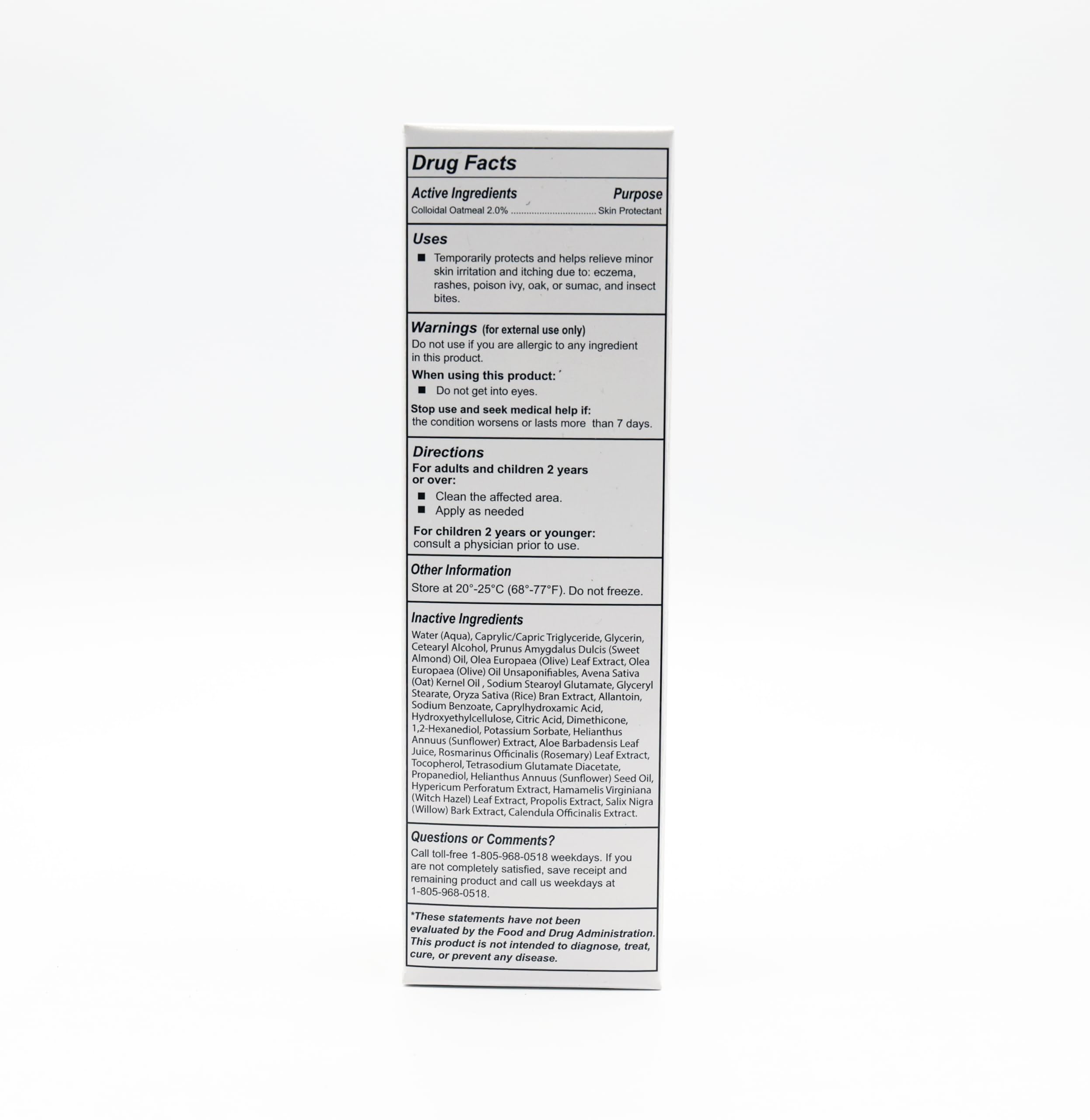 Oleavicin envase sostenible: crema eczema de Estados Unidos con ingredientes responsables.