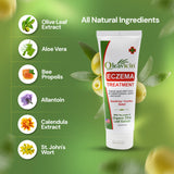 Oleavicin textura crema de rápida absorción: sensación ligera tras la aplicación.