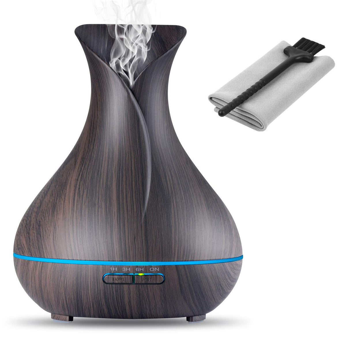 OliveTech difusor aroma con acabado madera para sala