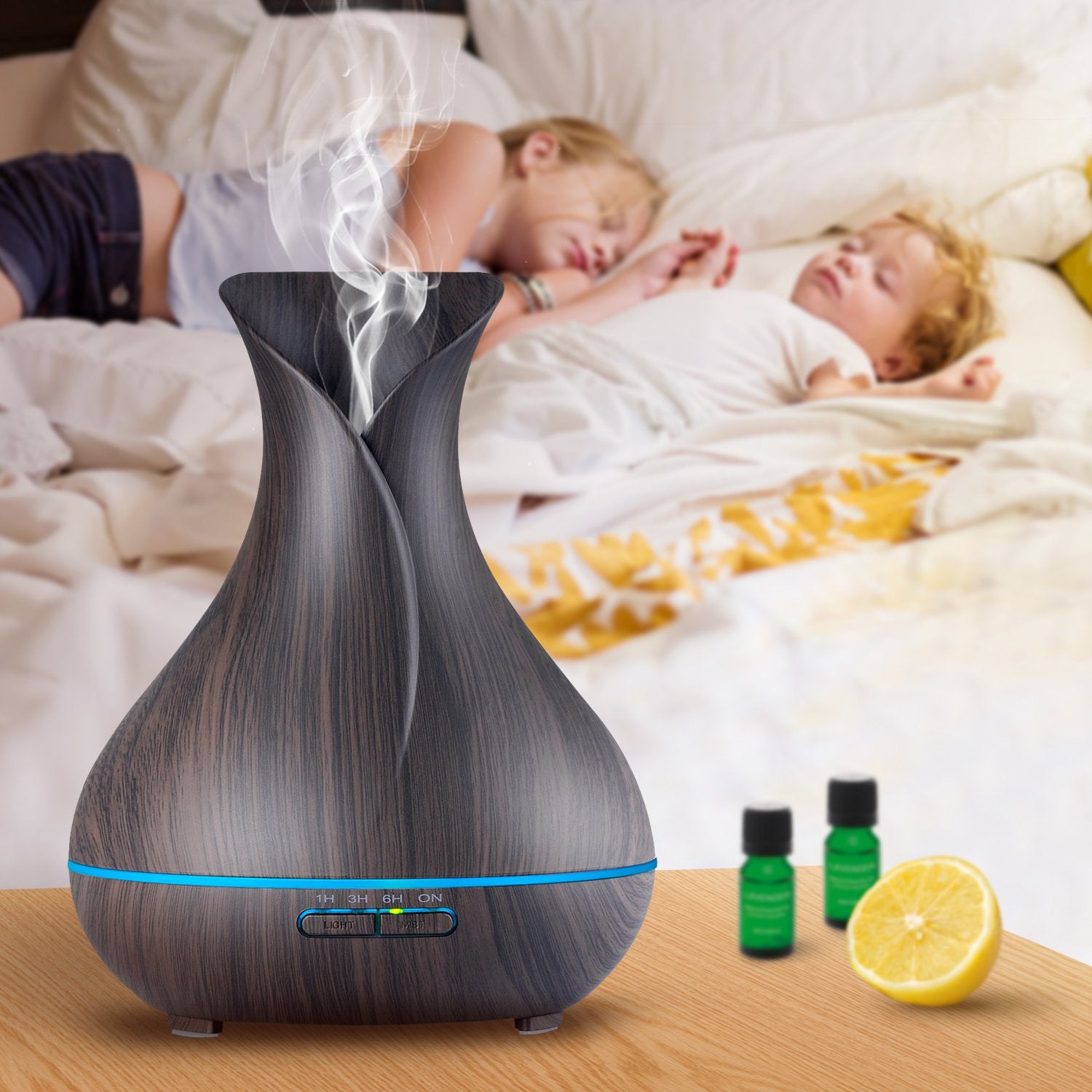OliveTech difusor con control de tiempo y niebla ajustable