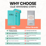 Ollie Enzy Sensitive Strips combate manchas de café y vino sin dañar el esmalte.