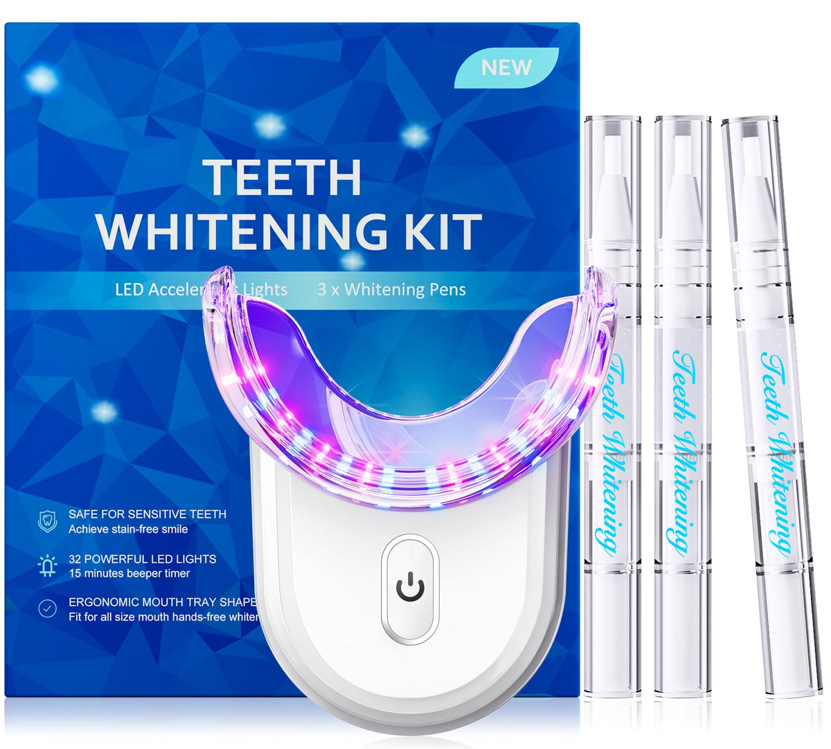 OLLM PRO kit blanqueamiento en casa, empaque cómodo y fácil de usar.