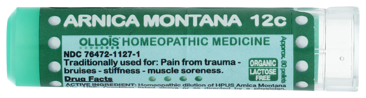 OLLOÏS Arnica Montana 12C: envase de pellets para aliviar molestias de forma práctica