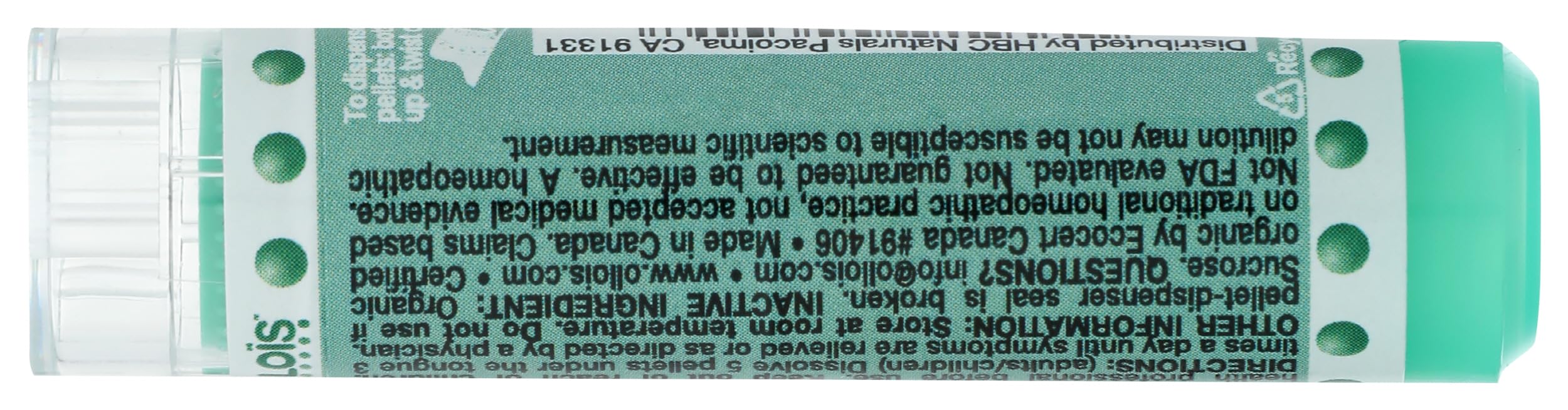 OLLOÏS Arnica Montana 6C: pellets sin lactosa para dietas veganas.