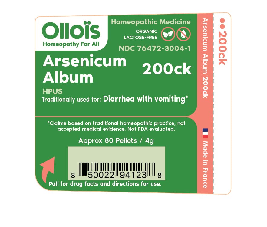 OLLOÏS Arsenicum Album 200ck – envase de vidrio para almacenamiento práctico
